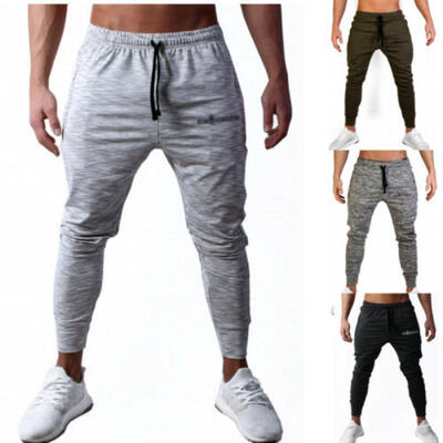 

Men Sport Pants Long Trousers Tracksuit Fitness Workout Joggers Sweatpants