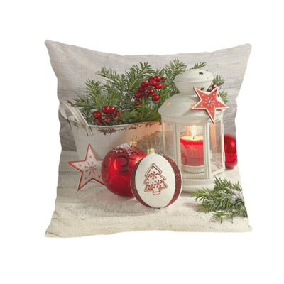 

Tailored Merry Christmas Pillow Cases Soft Sofa Cushion Cover Home Decor Pillow Core