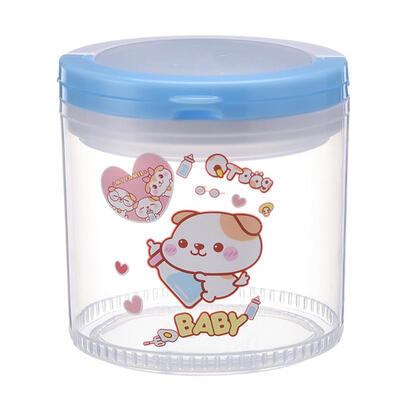 

Cartoon Food Storage Box Clear Container Sealed Snacks Dried Fruit with Lid