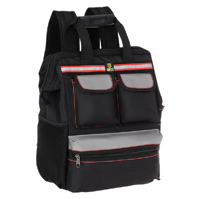 

YILEQI Multifunctional Oxford Cloth Double Shoulders Tool Bag Tools Repair Storage Backpack Bags