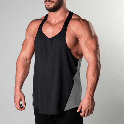 

Men Gym Muscle Bodybuilding Sleeveless Shirt Tank Top Singlet Fitness Sport Vest