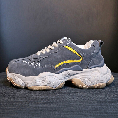 

Fathers Shoes&Womens Spring Korean Edition Students Sports Leisure Ins Super-hot Smoked Shoe Tide