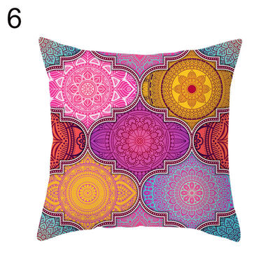 

Mandala Flower Pattern Throw Pillow Case Cushion Cover Home Office Sofa Decor
