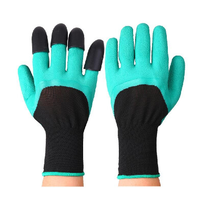 

Garden Genie Gloves Waterproof Garden Gloves with Claw for Digging Planting Universally Free Size Green