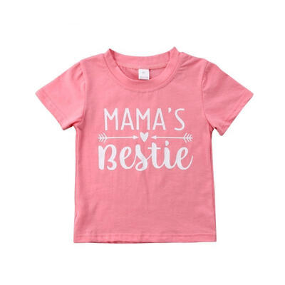 

Toddler Kids Baby Girl Pink Arrow Letter T-shirt Tee Tops Summer T Shirt