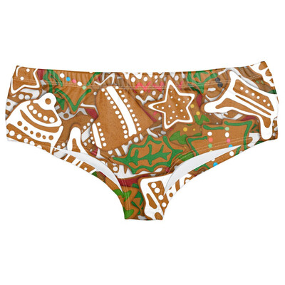 

Toponeto Ladies Hipsters Panties Christmas Themed Women Panties Christmas print Underwear