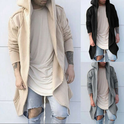 

Winter Mens Fashion Wool Coat Warm Trench Coat Outwear Overcoat Long Jacket Top