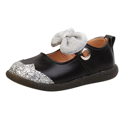 

Children Infant Kid Girls Bling Bowknot Princess Party Single Casual Shoes