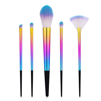 

Toponeto 5PCS Cosmetic Makeup Brush Brushes Foundation Powder Eyeshadow Brush Set