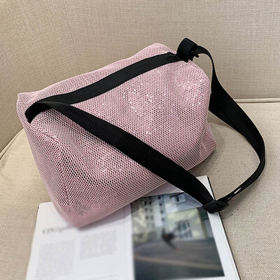 

Tailored Large-Capacity Travel Bag Sequins Messenger Bag Lightweight Folding Yoga Bag