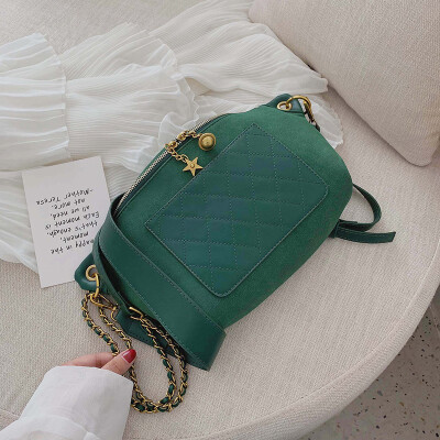 

Ins small foreign gas bag in summer new broadband chest bag new 2019 Korean version 100 lap womens bag chain oblique satchel bag