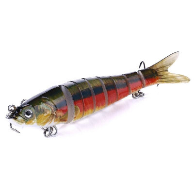 

54 Inch 137cm 27g Multi Jointed 8 Segment Fishing Lure Swimbaits Artificial Hard Bait Lure Fishing Treble Hook Tackle