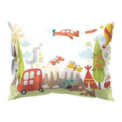 

〖Follure〗Print Pillow Case Polyester Sofa Car Cushion Cover Home Decor 30 X 50cm