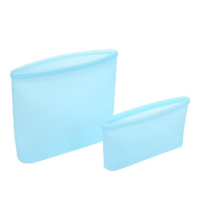 

Silicone Food Preservation Zipper Bag Multi-Functional Seal Cleanable Food Keeping Ziplock Storage Bag Bowl Cup