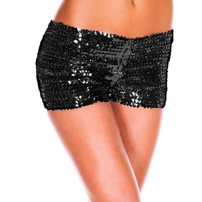 

Womens Sexy Sequin Casual Night Party Stretch Hotpants Shorts Hot Pants