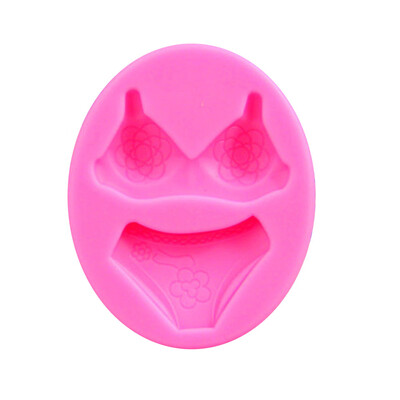 

Accessory Sexy Lace Underwear Silicone Fondant MoldResin Clay Chocolate Candy Silicone Cake MouldFondant Cake Decorating Tools