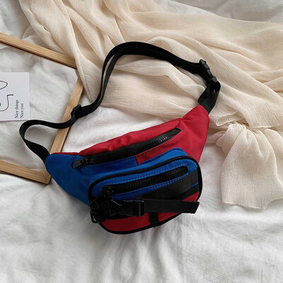 

Tailored Women 2019 Contrast Fashion Waist Bag Casual Shoulder Messenger Bag Chest Bag