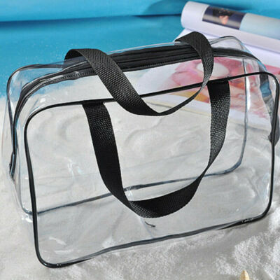 

New Style Women Cosmetic Bags Clear Transparent Plastic PVC Travel Cosmetic Bag Zipper Make Up Toiletry