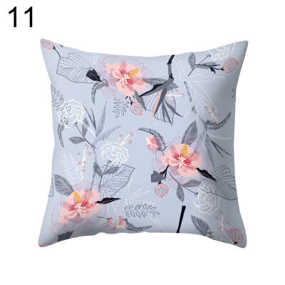 

Flower Sea Deer Throw Pillow Case Cushion Cover Sofa Bed Car Cafe Office Decor