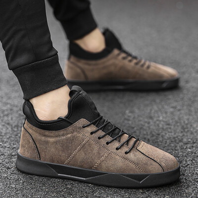 

2019 new summer mens casual shoes peas shoes Korean version of the trend of mens shoes mens tide shoes plus velvet warm cotton shoes