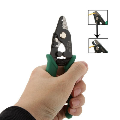 

ProsKit 8PK-326 Professional Precision Fiber Optical Stripper Wire Stripper Fiber Optical Cutter