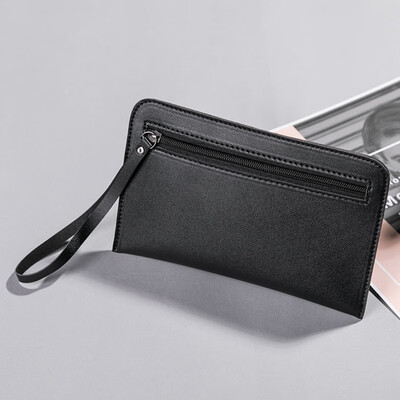 

Fashion Women Zippers Long Wallets Simple Style Ladies Coin Purse Leather Thin Wallets Female Long Chains Money Bags