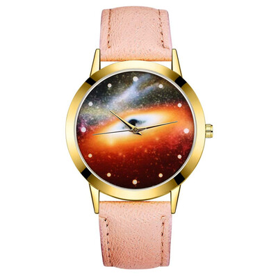 

RM Fashion Luxury Universe Black Hole Leather Belt Watch Ladies Quartz Watch