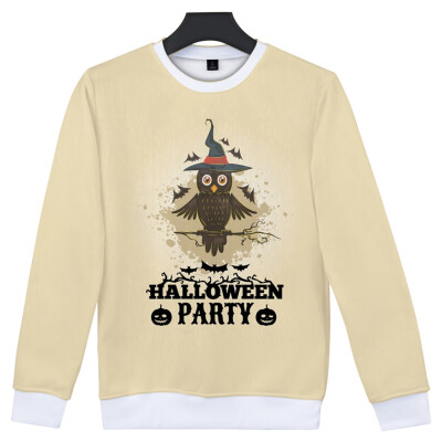 

Toponeto Couples Scary Halloween 3D Printed Party Long Sleeve Hoodie Sweatshirt Top