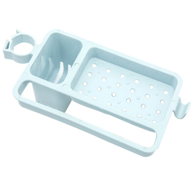 

Home Kitchen Water Faucet Sink Sponge Soap Rag Drain Rack Storage Shelf Holder