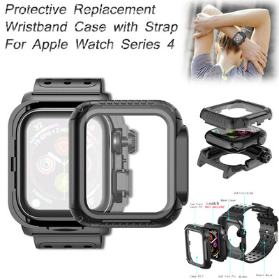 

〖Follure〗Protective Replacement Wristband Case with Strap For Apple Watch Series 4 40mm