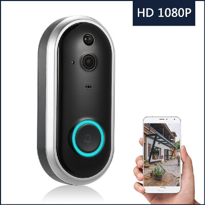 

Smart WIFI 1080P Security Doorbell with Visual Recording Night Vision PIR Motion Detection Low Power Consumption Phone APP Remote