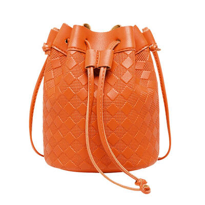 

Fashion Solid Color Embossed Shoulder Handbags Leather Women Crossbody Bags
