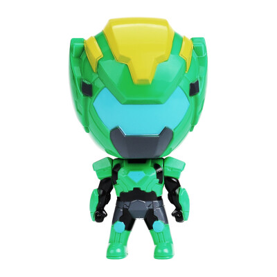 

Yimi Children Boys Toys Genuine Altman Rise Q Edition Doll Mech Transformer Doll Capsule Transformer Child Boy Toy Pterosaur Warrior Green