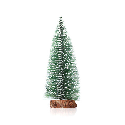 

1\\2\\4Pcs Mini Christmas Tree White Cedar Pines Desktop Decoration Merry Christmas Gift Mini Pine Needle Xmas Tree