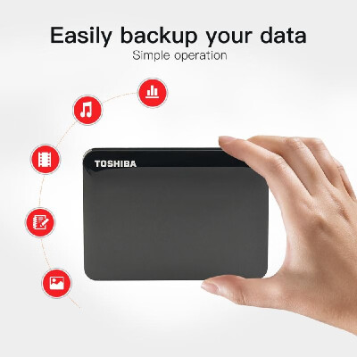 

Toshiba Canvio Connect II USB 30 25" 1TB Portable External Hard Disk Drive Mobile HDD Desktop Laptop Encryption HDTC910YL3AA