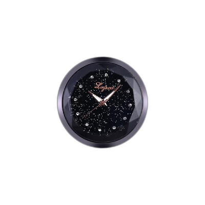 

Mini Fine Metal Electronic Clock Diamond Scale Car Interior Decoration Paste Study Convenience