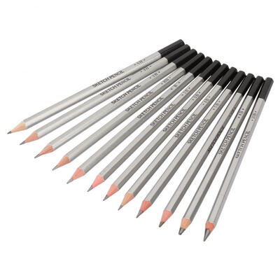 

Greensen 12PCS Wooden Handle Graphite Pencil Set Professional Art Drawing Sketching Pencils