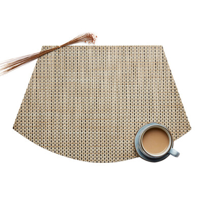 

Toponeto Sector Tableware Placemats Insulation Western Anti-Hot Table Woven Mat Dining