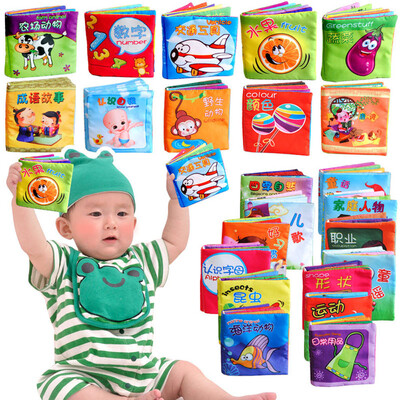 

Intelligence Development Cloth Fabric Cognize Book Educational Toy For Kid Baby