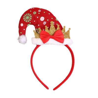 

〖Follure〗Party Headdress Headband Christmas Stretch Headwear Hair Band Decorative