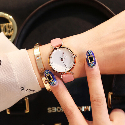 

French minority watches female ins wind high school students Korean version of simple Mori academic style ladies small delicate te