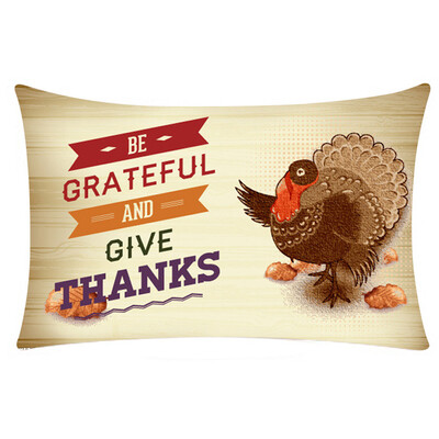 

Tailored Thanksgiving Rectangle Super Cashmere Pillow Cases Cushion Covers