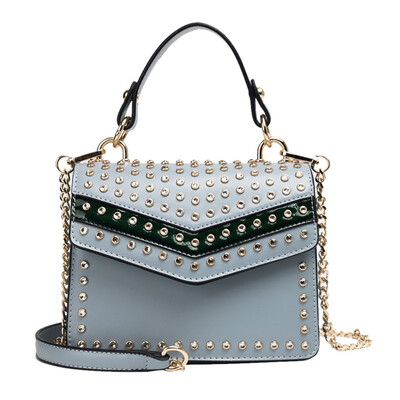 

Chain small bag female 2019 new Korean chic embroidery line Lingge small square bag Hong Kong style wild single shoulder Messenger bag