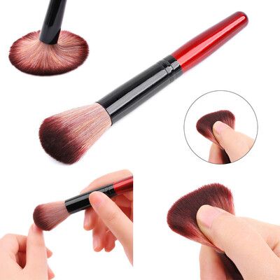 

Toponeto Red Wood Nail Dust Remove Art Brush Polish Pen Kit Brush For Salon Manicure DIY