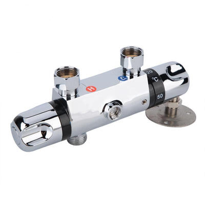 

Greensen Bathroom Shower Faucets Wall Mounted Water Control Valve Thermostatic Mixing Valve FaucetG12