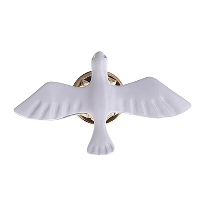 

Small White Peace Dove Brooch Pin Party Gifts Brooch Badge Christmas UK