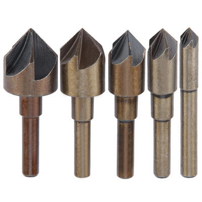 

Greensen 5Pcs Five-edge Nitrided Chamfer Cutter Chamfering&Deburring Tool for Wood&Aluminum Plate