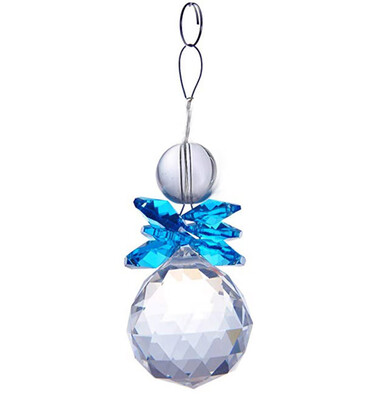 

Gobestart Suncatcher 30mm Crystal Ball Window Hanging Decoration Pink Ornament Rainbow
