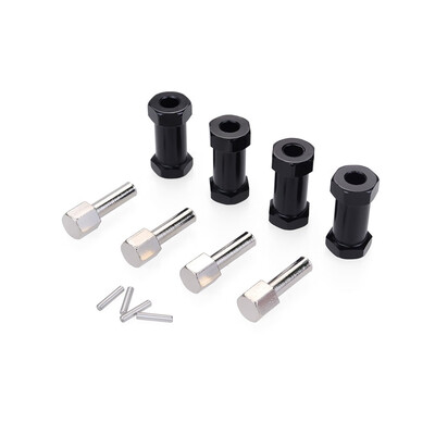 

Siaonvr 4pcs 25mm Extension Connector 12mm Wheel Hub Hex-Drive Adapter For 110 RC Car