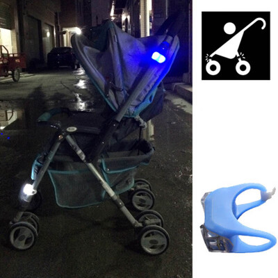 

〖Follure〗Night Silicone Caution Light Lamp For Baby Stroller Night Out Safety BU